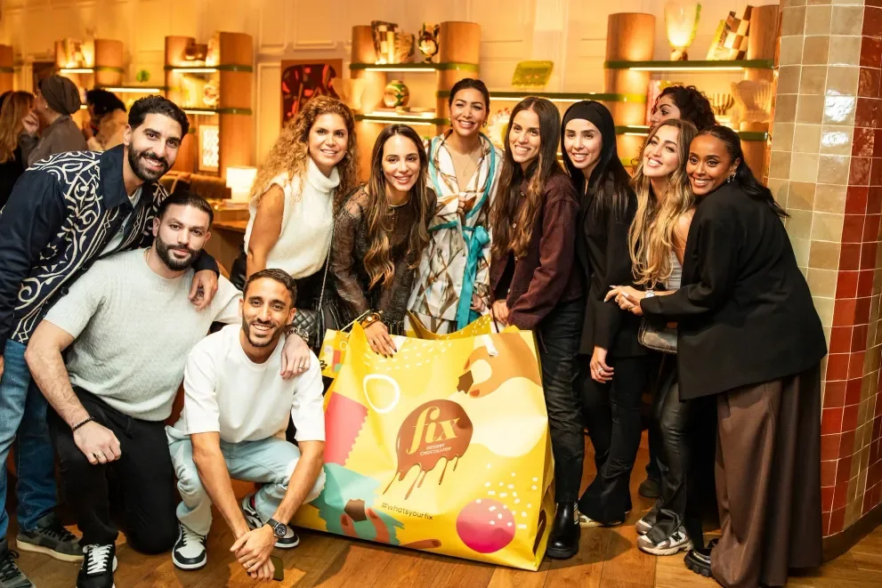 The Fix team together at a brand event